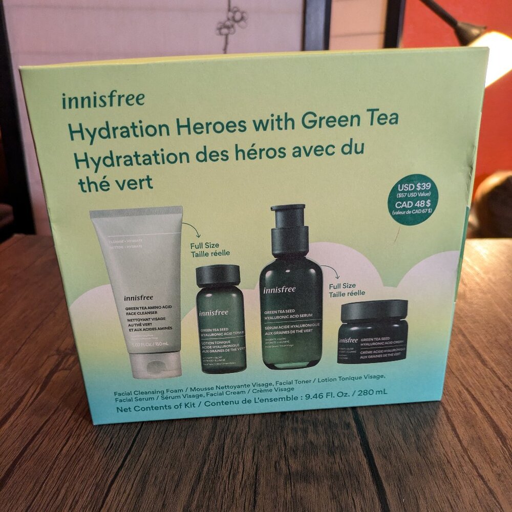 Skincare Set Innis free Green Tea